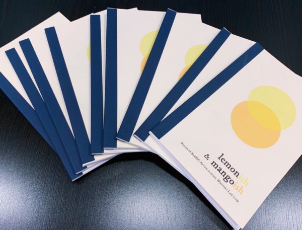 Several copies of 826DC chapbook Lemonish & Mangoish