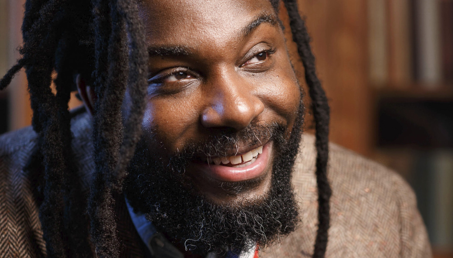 Jason Reynolds photographed by Shawn Miller
