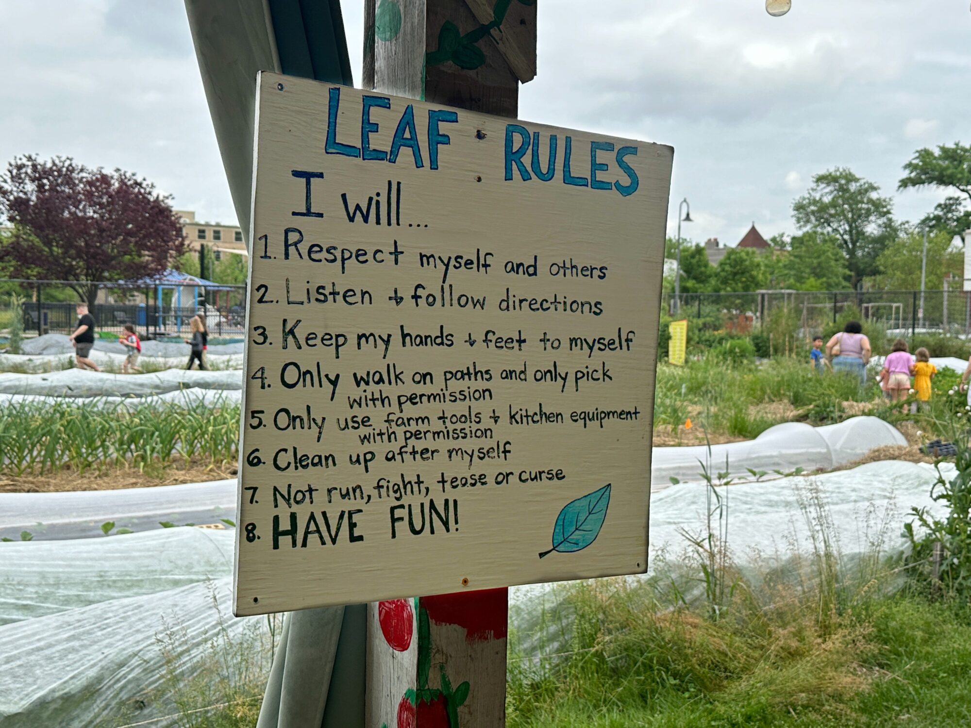 "Leaf Rules" for students 